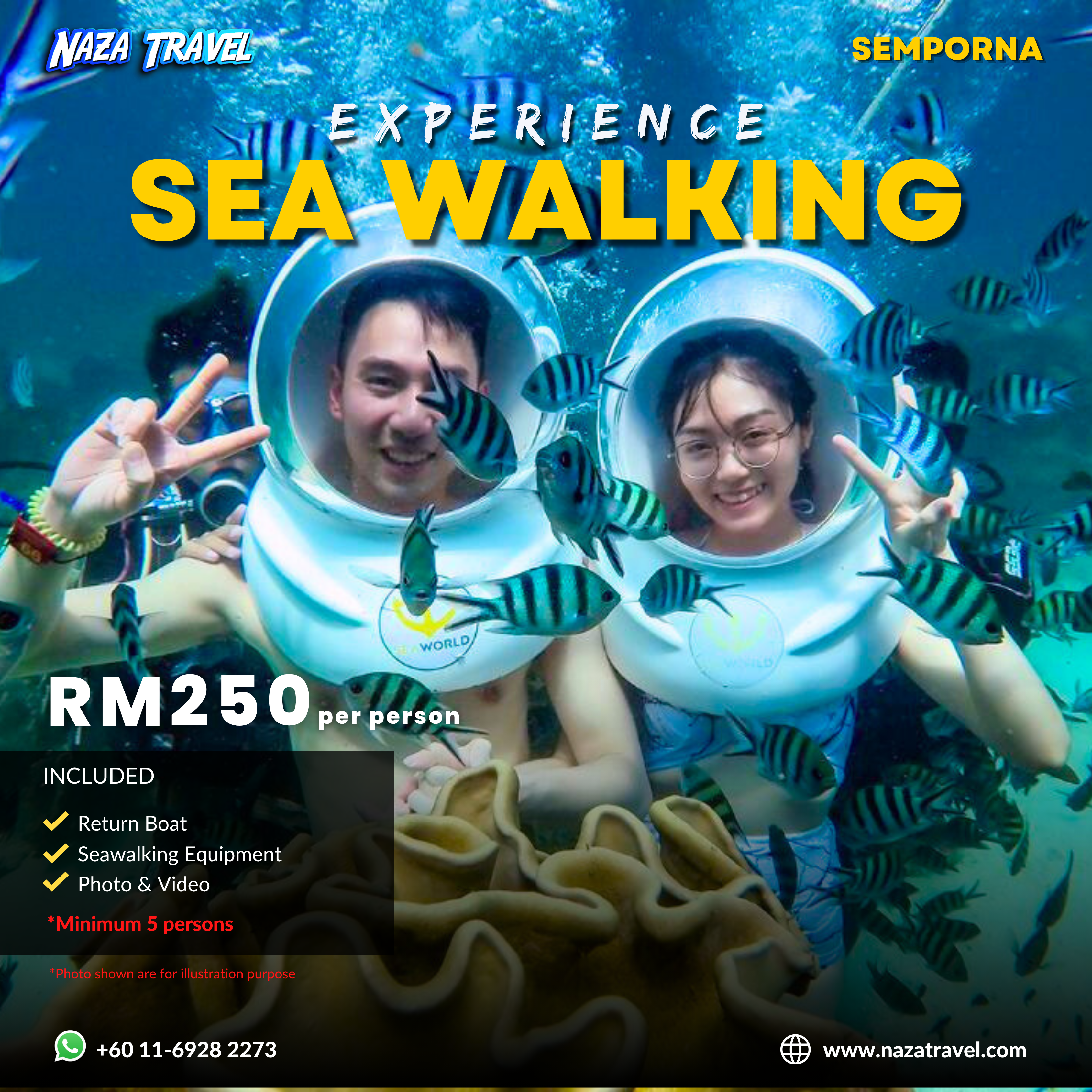 seawalking semporna