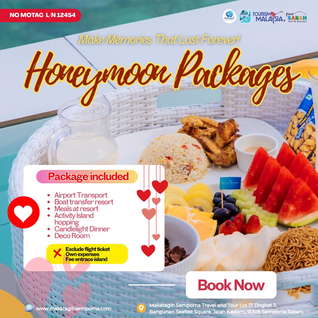 Honeymoon package semporna 2026 1
