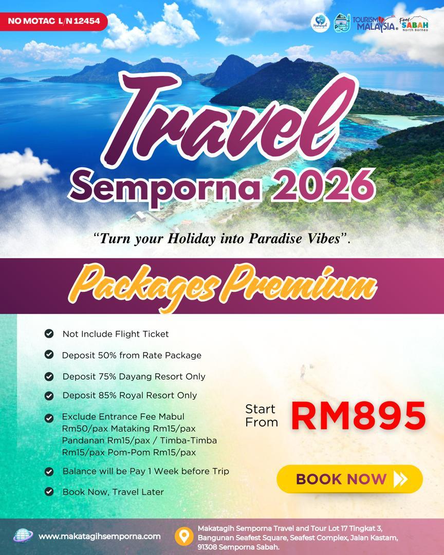 Package premium semporna 2026 1